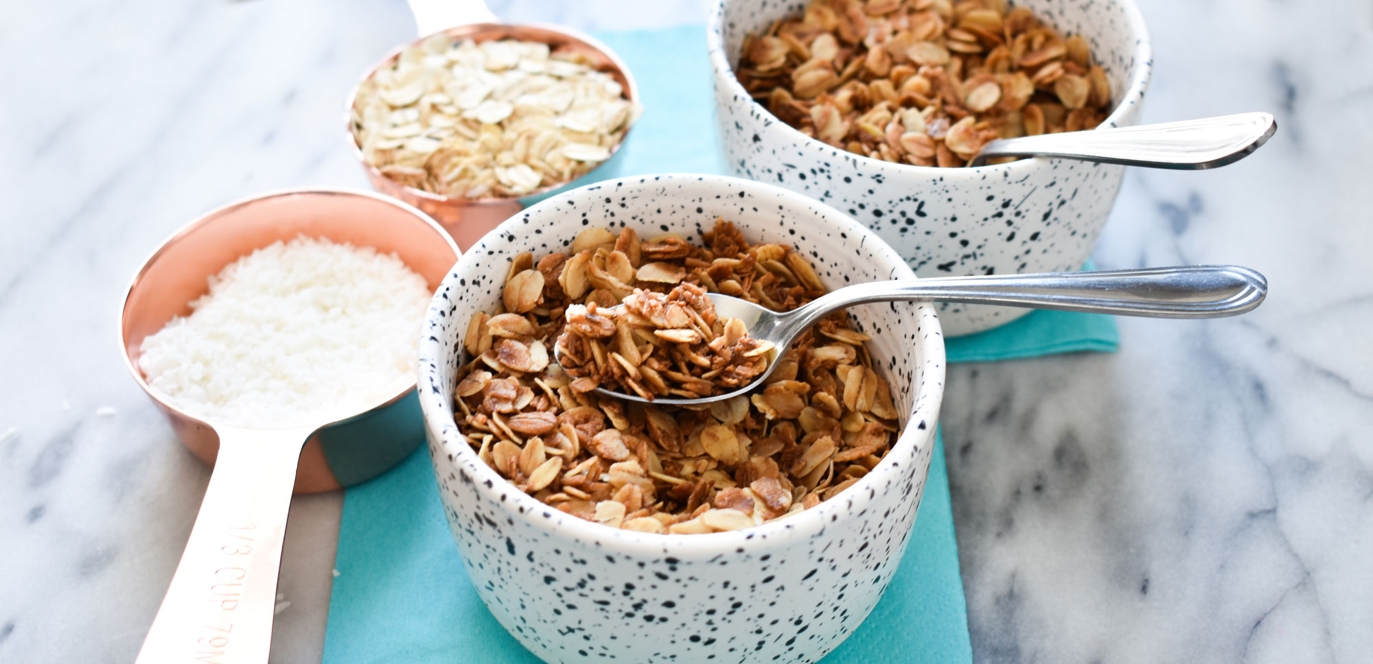 Child's allergy friendly toasted granola recipe by Smile Cafe